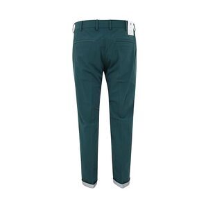 PT01 Men's Modern Tailored Chino Trousers Men GREEN Pants